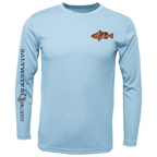 Saltwater Born UPF 50+ Long Sleeve Clean Grouper Long Sleeve UPF 50+ Dry-Fit Shirt