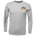 Saltwater Born UPF 50+ Long Sleeve Clean Hogfish Long Sleeve UPF 50+ Dry-Fit Shirt