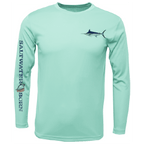 Saltwater Born UPF 50+ Long Sleeve Clean Marlin Long Sleeve UPF 50+ Dry-Fit Shirt