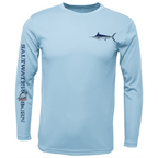 Saltwater Born UPF 50+ Long Sleeve Clean Marlin Long Sleeve UPF 50+ Dry-Fit Shirt