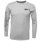 Saltwater Born UPF 50+ Long Sleeve Clean Marlin Long Sleeve UPF 50+ Dry-Fit Shirt