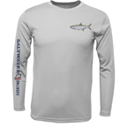 Saltwater Born UPF 50+ Long Sleeve Clean Tarpon Long Sleeve UPF 50+ Dry-Fit Shirt