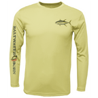 Saltwater Born UPF 50+ Long Sleeve Clean Tuna Long Sleeve UPF 50+ Dry-Fit Shirt