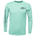 Saltwater Born UPF 50+ Long Sleeve Clean Tuna Long Sleeve UPF 50+ Dry-Fit Shirt