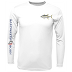 Saltwater Born UPF 50+ Long Sleeve Clean Tuna Long Sleeve UPF 50+ Dry-Fit Shirt