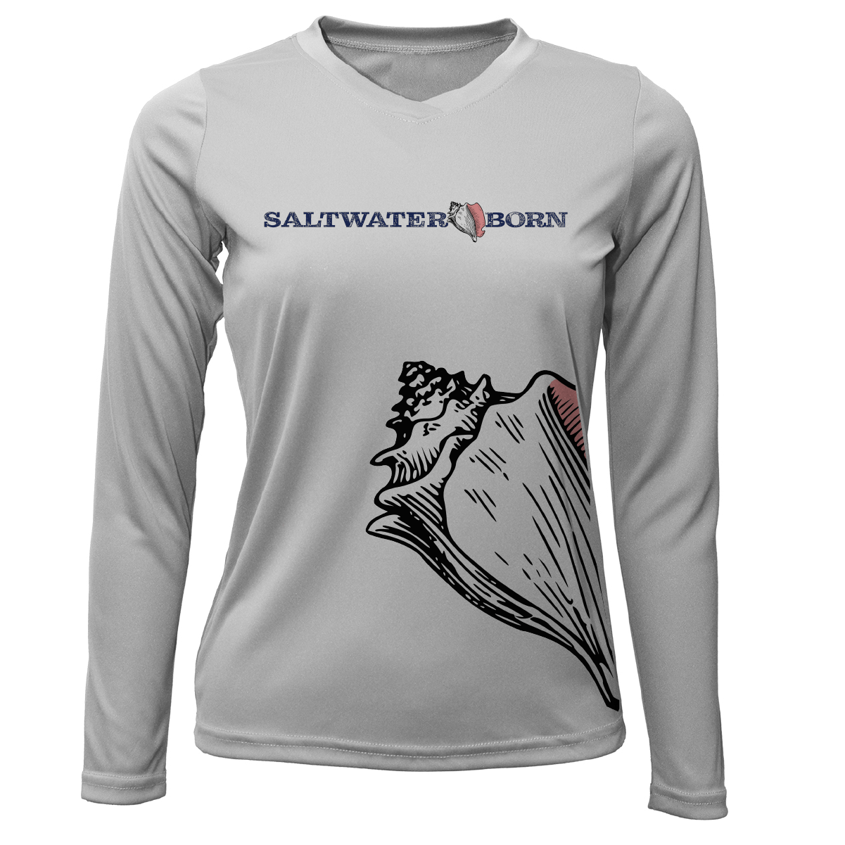 Saltwater Born UPF 50+ Long Sleeve Conch Wrap Long Sleeve UPF 50+ Dry-Fit Shirt