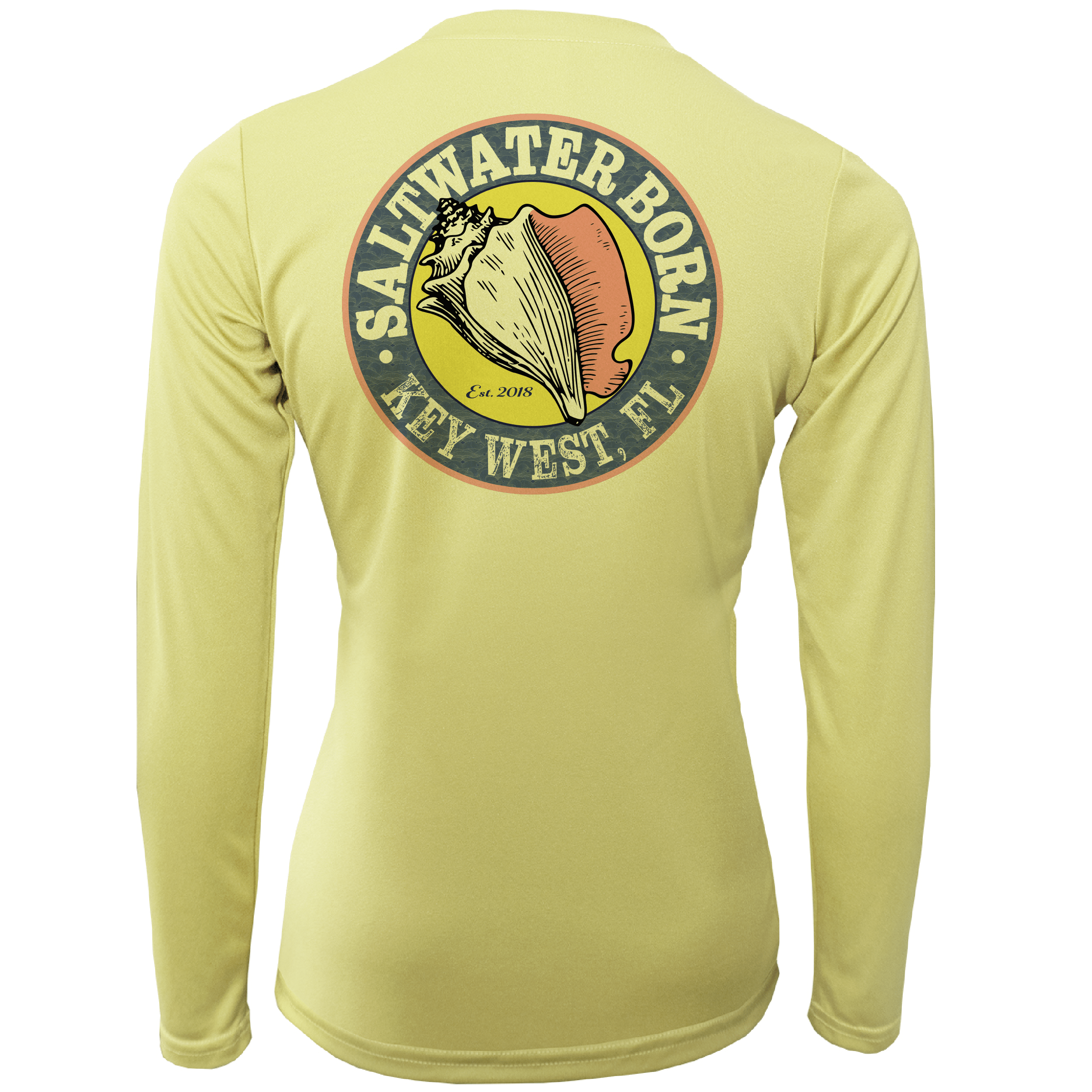 Saltwater Born UPF 50+ Long Sleeve Florida Diver Long Sleeve UPF 50+ Dry-Fit Shirt