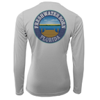 Saltwater Born UPF 50+ Long Sleeve Florida Flag Freshwater Born Women's Long Sleeve UPF 50+ Dry-Fit Shirt