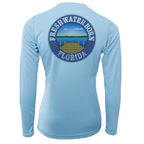 Saltwater Born UPF 50+ Long Sleeve Florida Flag Freshwater Born Women's Long Sleeve UPF 50+ Dry-Fit Shirt