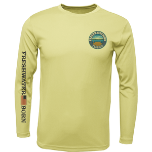 Saltwater Born UPF 50+ Long Sleeve Florida Freshwater Born "All For Rum and Rum For All" Boy's Long Sleeve UPF 50+ Dry-Fit Shirt