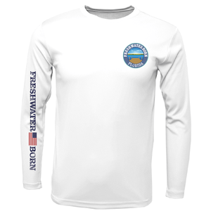 Saltwater Born UPF 50+ Long Sleeve Florida Freshwater Born "All For Rum and Rum For All" Men's Long Sleeve UPF 50+ Dry-Fit Shirt