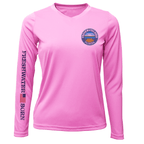 Saltwater Born UPF 50+ Long Sleeve Florida Freshwater Born "All For Rum and Rum For All" Women's Long Sleeve UPF 50+ Dry-Fit Shirt