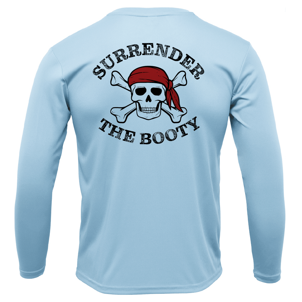 Saltwater Born UPF 50+ Long Sleeve Florida Freshwater Born "Surrender The Booty" Boy's Long Sleeve UPF 50+ Dry-Fit Shirt