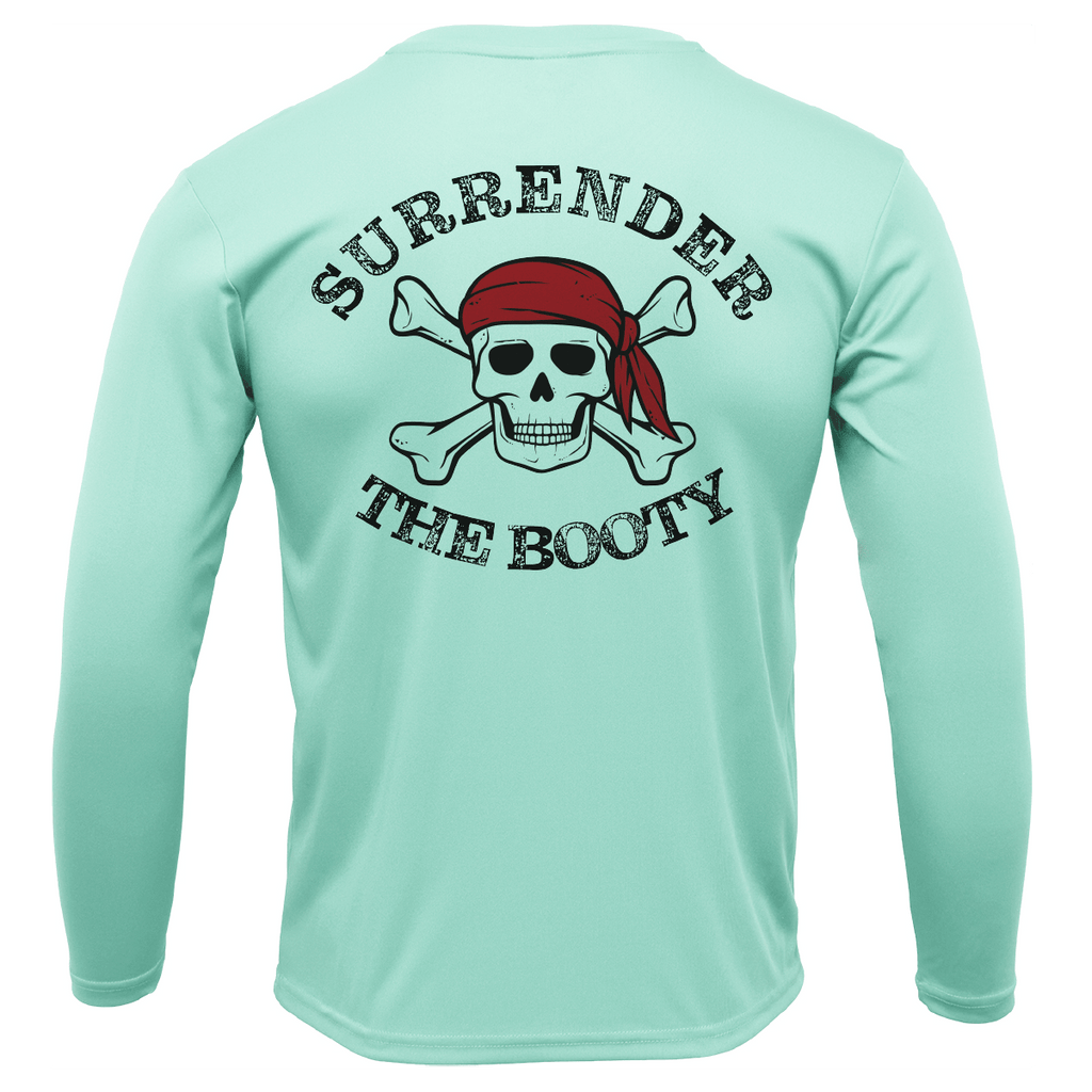Saltwater Born UPF 50+ Long Sleeve Florida Freshwater Born "Surrender The Booty" Boy's Long Sleeve UPF 50+ Dry-Fit Shirt