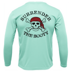 Saltwater Born UPF 50+ Long Sleeve Florida Freshwater Born "Surrender The Booty" Boy's Long Sleeve UPF 50+ Dry-Fit Shirt