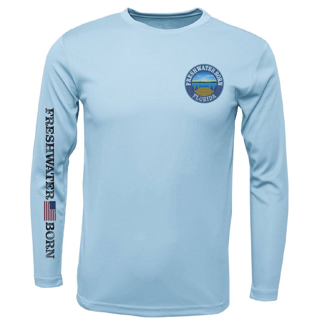 Saltwater Born UPF 50+ Long Sleeve Florida Freshwater Born "Surrender The Booty" Boy's Long Sleeve UPF 50+ Dry-Fit Shirt