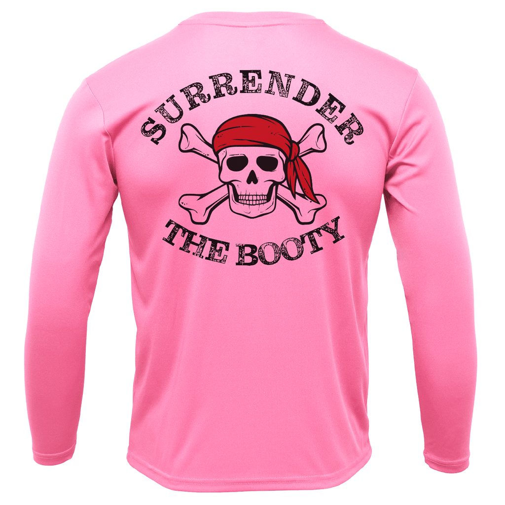 Saltwater Born UPF 50+ Long Sleeve Florida Freshwater Born "Surrender The Booty" Girl's Long Sleeve UPF 50+ Dry-Fit Shirt