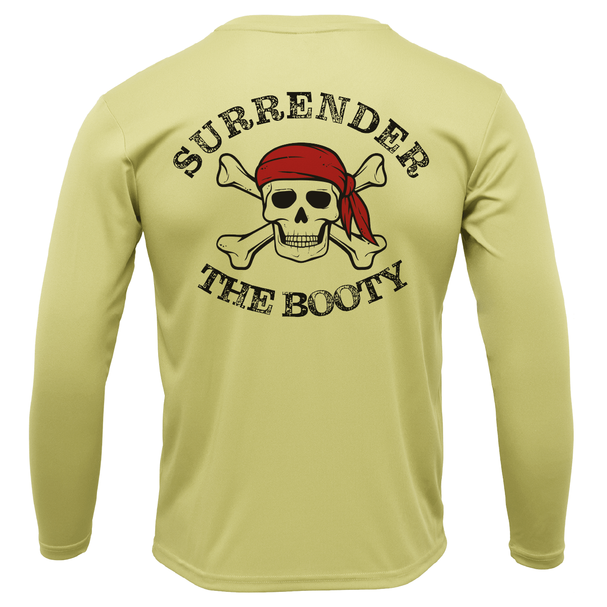 Saltwater Born UPF 50+ Long Sleeve Florida Freshwater Born "Surrender The Booty" Girl's Long Sleeve UPF 50+ Dry-Fit Shirt