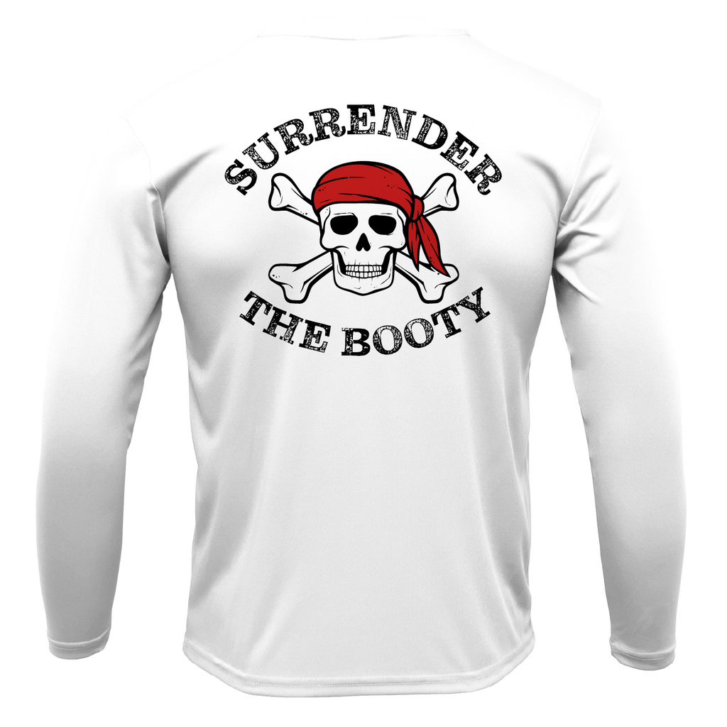Saltwater Born UPF 50+ Long Sleeve Florida Freshwater Born "Surrender The Booty" Men's Long Sleeve UPF 50+ Dry-Fit Shirt