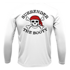 Saltwater Born UPF 50+ Long Sleeve Florida Freshwater Born "Surrender The Booty" Men's Long Sleeve UPF 50+ Dry-Fit Shirt