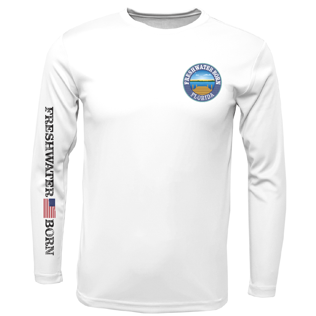 Saltwater Born UPF 50+ Long Sleeve Florida Freshwater Born "Surrender The Booty" Men's Long Sleeve UPF 50+ Dry-Fit Shirt