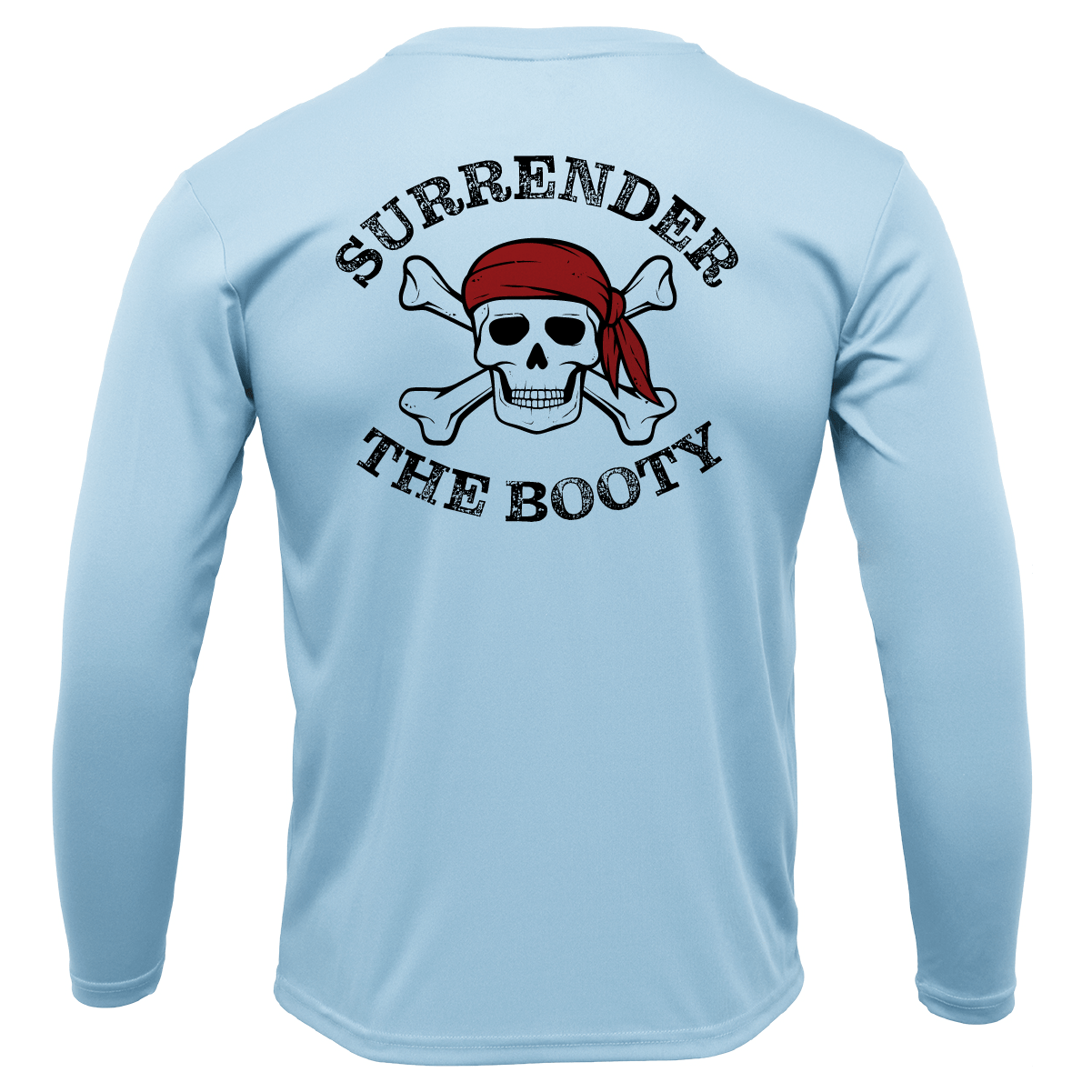 Saltwater Born UPF 50+ Long Sleeve Florida Freshwater Born "Surrender The Booty" Men's Long Sleeve UPF 50+ Dry-Fit Shirt