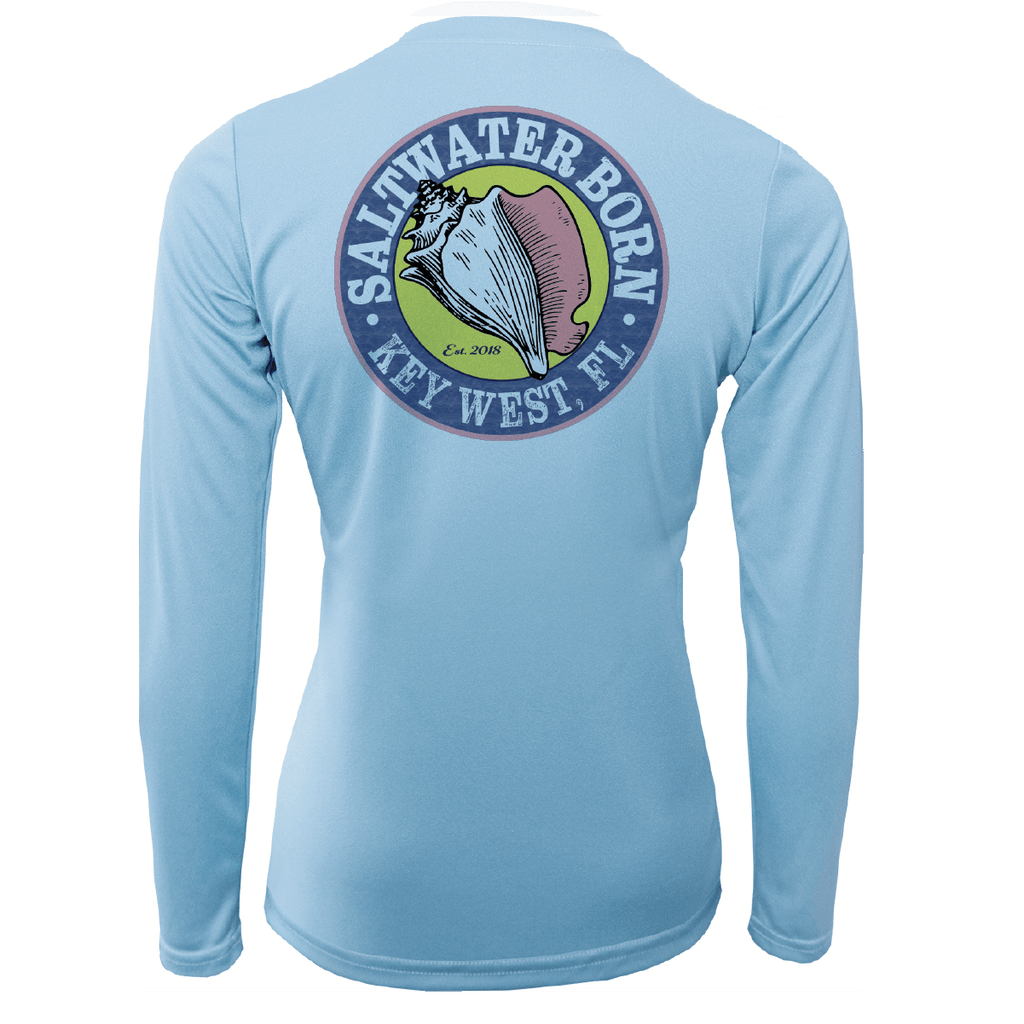 Saltwater Born UPF 50+ Long Sleeve Florida Lobster Long Sleeve UPF 50+ Dry-Fit Shirt