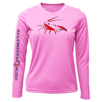 Saltwater Born UPF 50+ Long Sleeve Florida Lobster Long Sleeve UPF 50+ Dry-Fit Shirt