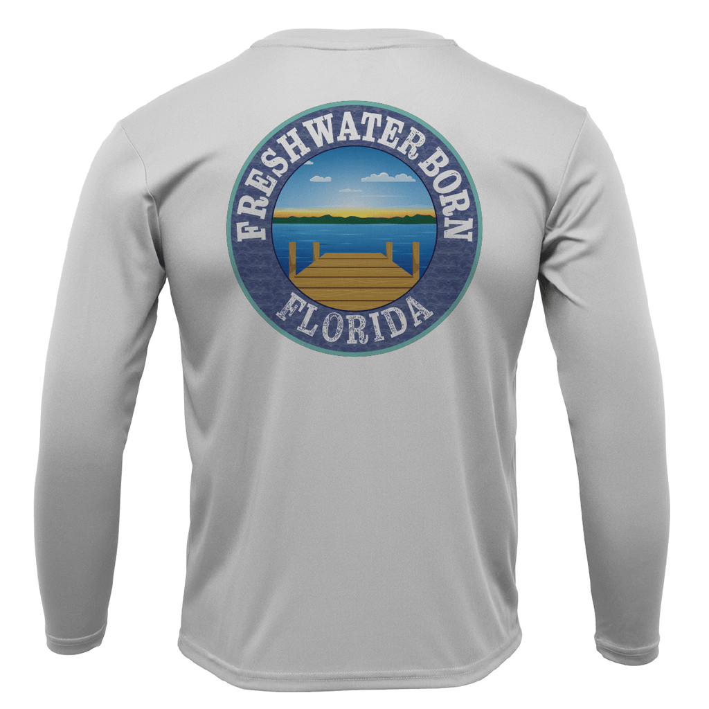 Saltwater Born UPF 50+ Long Sleeve FSU Garnet and Gold Freshwater Born Girl's Long Sleeve UPF 50+ Dry-Fit Shirt