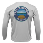Saltwater Born UPF 50+ Long Sleeve FSU Garnet and Gold Freshwater Born Girl's Long Sleeve UPF 50+ Dry-Fit Shirt