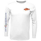 Saltwater Born UPF 50+ Long Sleeve Grouper on Chest Long Sleeve UPF 50+ Dry-Fit Shirt