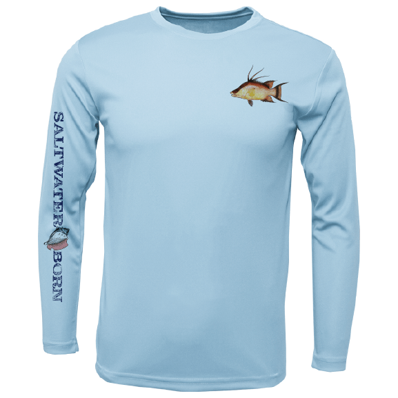 Hogfish on Chest Long Sleeve UPF 50+ Dry-Fit Shirt - Russell's Western  Wear, Inc.