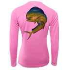 Saltwater Born UPF 50+ Long Sleeve Key West Action Mahi Women's Long Sleeve UPF 50+ Dry-Fit Shirt