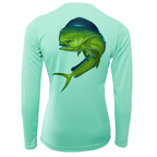 Saltwater Born UPF 50+ Long Sleeve Key West Action Mahi Women's Long Sleeve UPF 50+ Dry-Fit Shirt