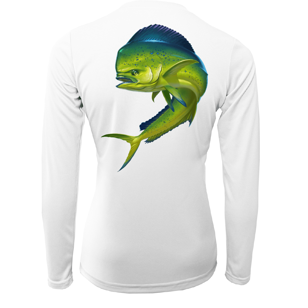 Saltwater Born UPF 50+ Long Sleeve Key West Action Mahi Women's Long Sleeve UPF 50+ Dry-Fit Shirt