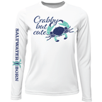 Saltwater Born UPF 50+ Long Sleeve Key West, FL "Crabby But Cute" Girl's Long Sleeve UPF 50+ Dry-Fit Shirt