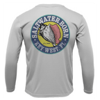 Saltwater Born UPF 50+ Long Sleeve Key West, FL Hogfish Diver Long Sleeve UPF 50+ Dry-Fit Shirt
