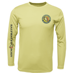 Saltwater Born UPF 50+ Long Sleeve Key West, FL Jumbo Shrimp Long Sleeve UPF 50+ Dry-Fit Shirt