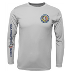 Saltwater Born UPF 50+ Long Sleeve Key West, FL Jumbo Shrimp Long Sleeve UPF 50+ Dry-Fit Shirt