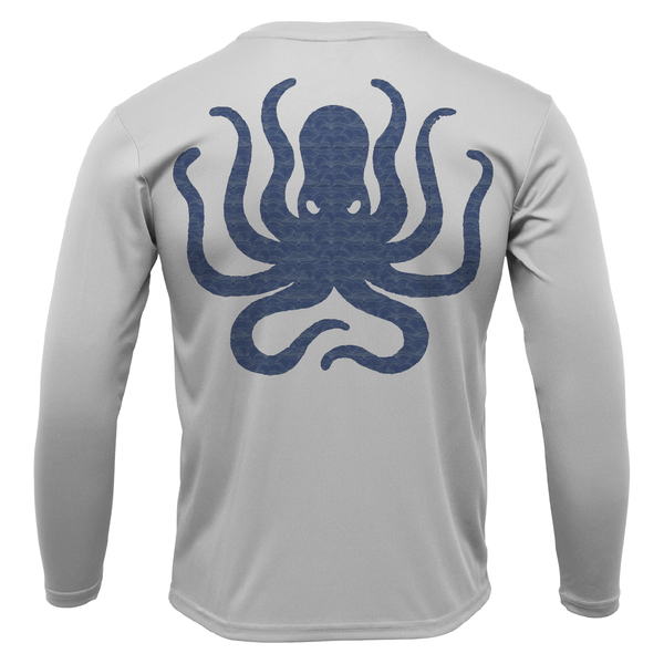 Saltwater Born UPF 50+ Long Sleeve Key West, FL Kraken Boy's Long Sleeve UPF 50+ Dry-Fit Shirt
