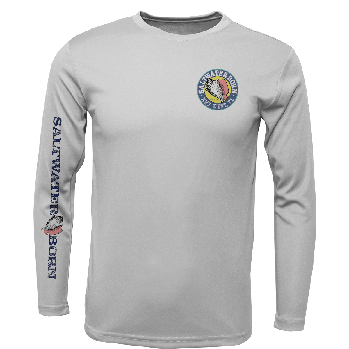 Saltwater Born UPF 50+ Long Sleeve Key West, FL Kraken Long Sleeve UPF 50+ Dry-Fit Shirt