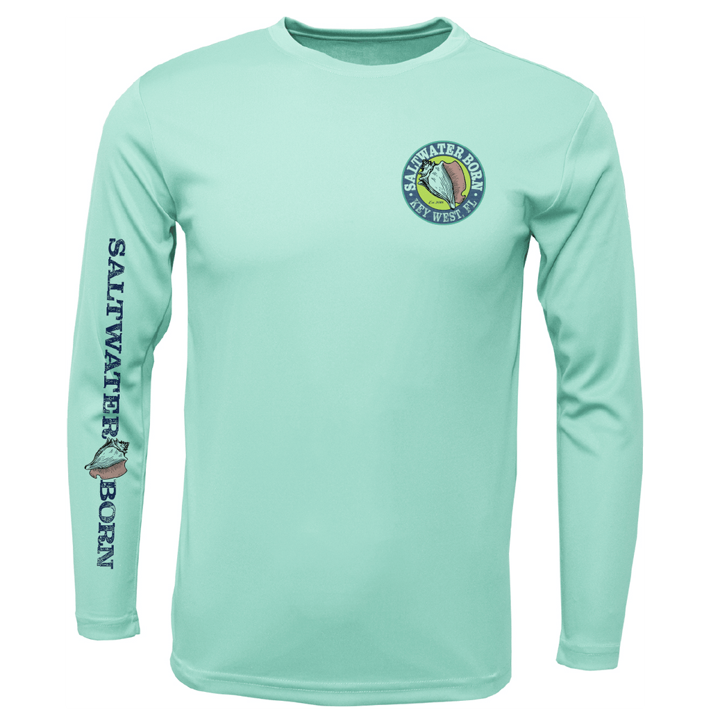Saltwater Born UPF 50+ Long Sleeve Key West, FL Kraken Long Sleeve UPF 50+ Dry-Fit Shirt