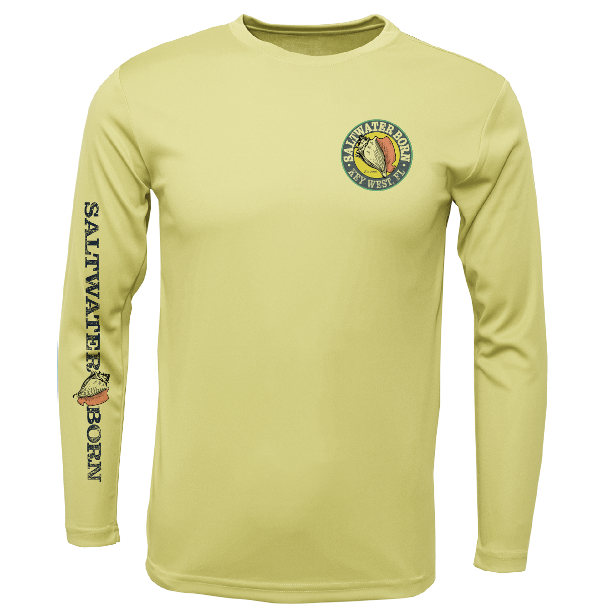 Saltwater Born UPF 50+ Long Sleeve Key West, FL Kraken Long Sleeve UPF 50+ Dry-Fit Shirt