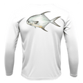 Saltwater Born UPF 50+ Long Sleeve Key West, FL Permit Long Sleeve UPF 50+ Dry-Fit Shirt