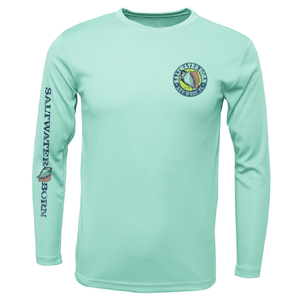 Saltwater Born UPF 50+ Long Sleeve Key West, FL Permit Long Sleeve UPF 50+ Dry-Fit Shirt