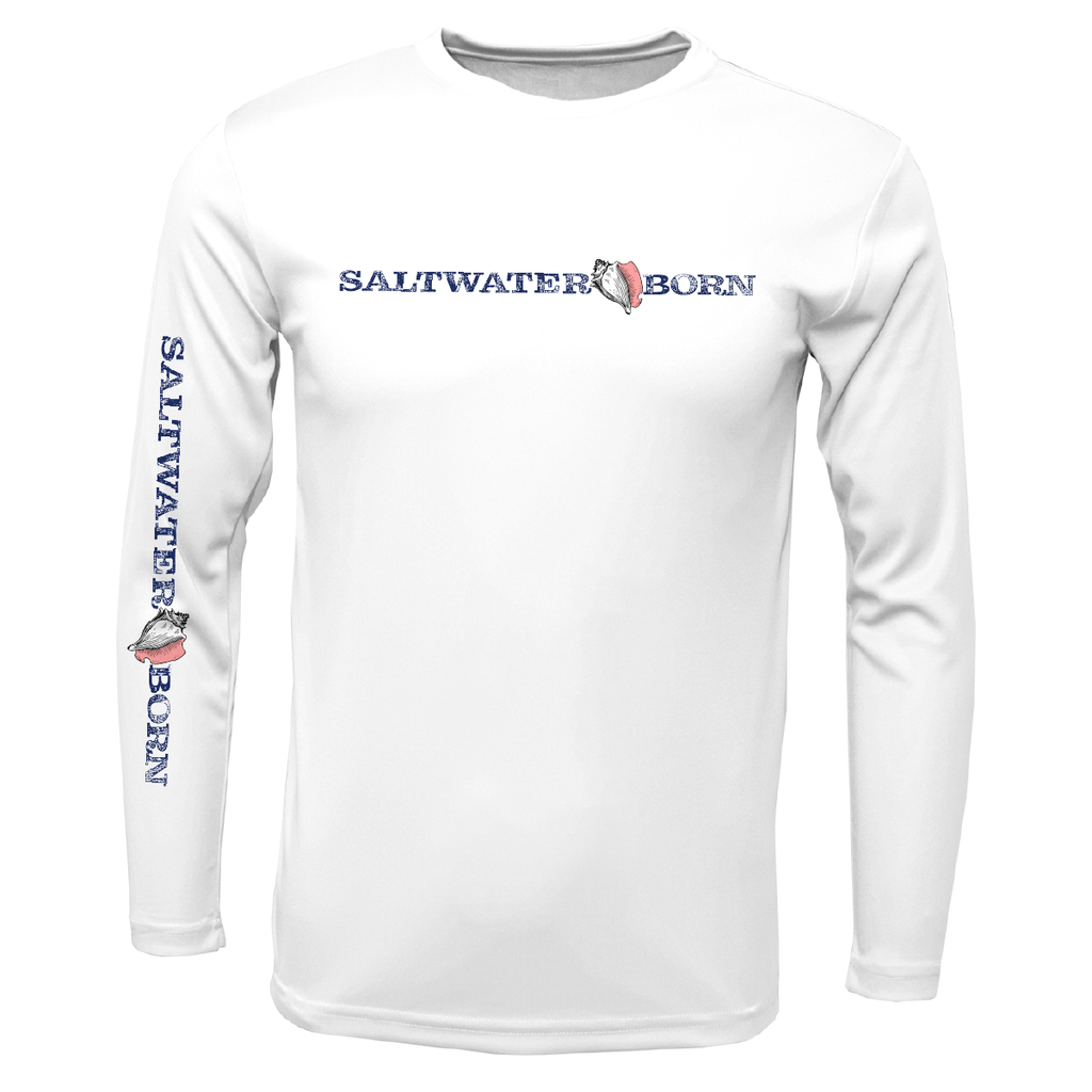 Saltwater Born UPF 50+ Long Sleeve Key West, FL Saltwater Born Boy's Long-Sleeve UPF 50+ Dry-Fit Shirt