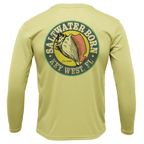 Saltwater Born UPF 50+ Long Sleeve Key West, FL Saltwater Born Linear Logo Long Sleeve UPF 50+ Dry-Fit Shirt