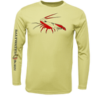 Saltwater Born UPF 50+ Long Sleeve Key West, FL Spiny Lobster Diver Long Sleeve UPF 50+ Dry-Fit Shirt