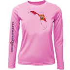 Saltwater Born UPF 50+ Long Sleeve Key West, FL State of Florida Girl's Long Sleeve UPF 50+ Dry-Fit Shirt