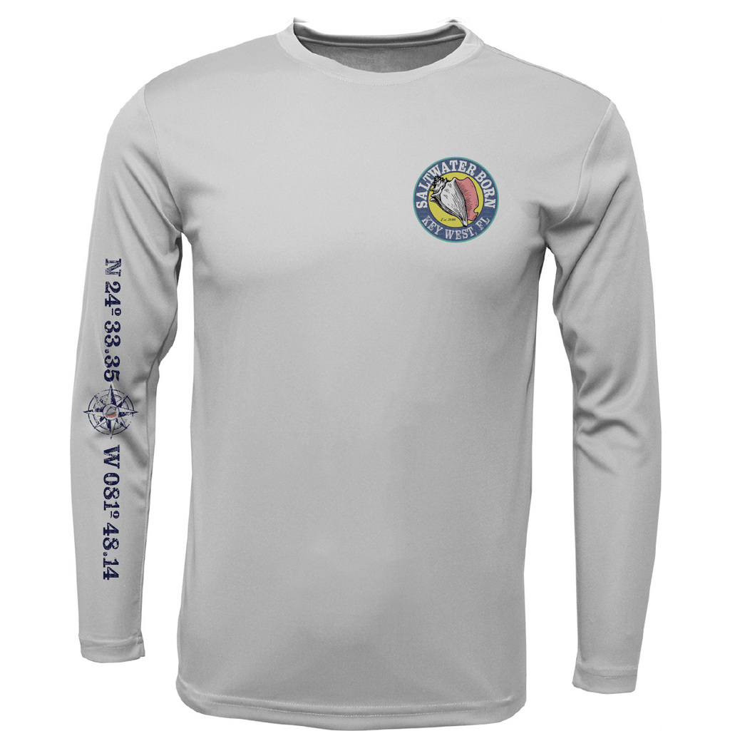 Saltwater Born UPF 50+ Long Sleeve Key West, FL Surrender The Booty Long Sleeve UPF 50+ Dry-Fit Shirt